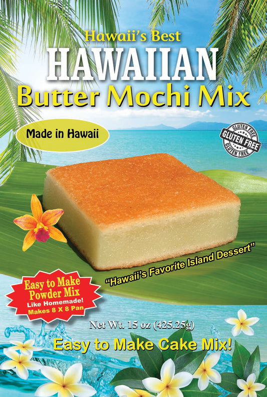 (12 Pack- $4.99 each bag) BUTTER MOCHI POWDER MIX (Mochi Cake), Case Pack 12x15 oz, $59.88/Case ($4.99 Each), CLICK ON PICTURE TO PURCHASE (TOP SELLER)