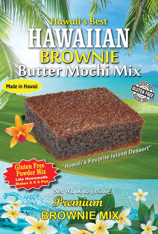 (12 Pack- $4.99 each bag) BROWNIE BUTTER MOCHI POWDER MIX (Brownie Mochi Cake), Case Pack 12x16 oz, $59.88/Case ($4.99 Each), CLICK ON PICTURE TO PURCHASE (TOP SELLER)